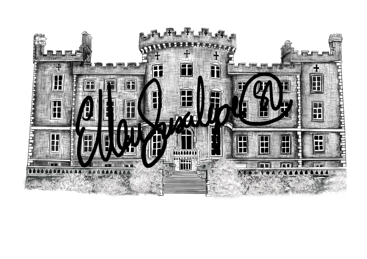 Wedding Venue Digital Illustration