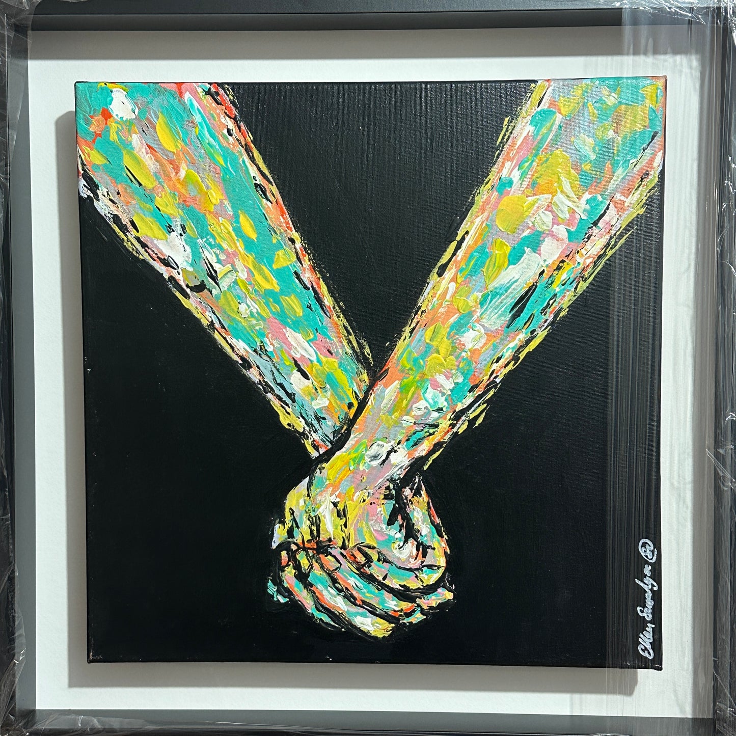 If We Winter This One Out Framed Original Painting