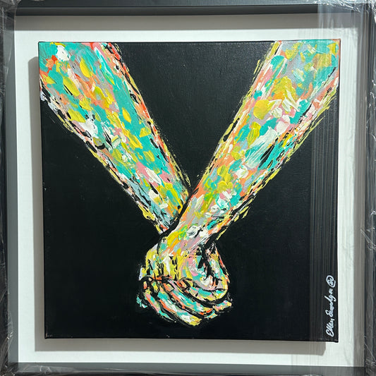 If We Winter This One Out  Framed Original Painting