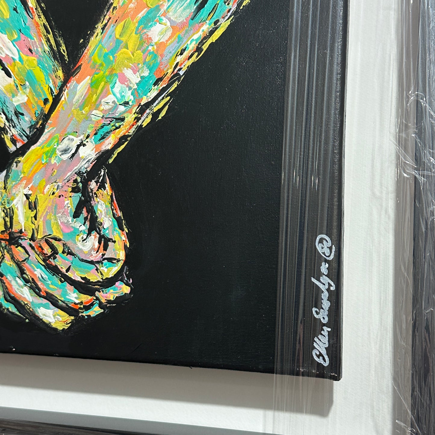 If We Winter This One Out Framed Original Painting