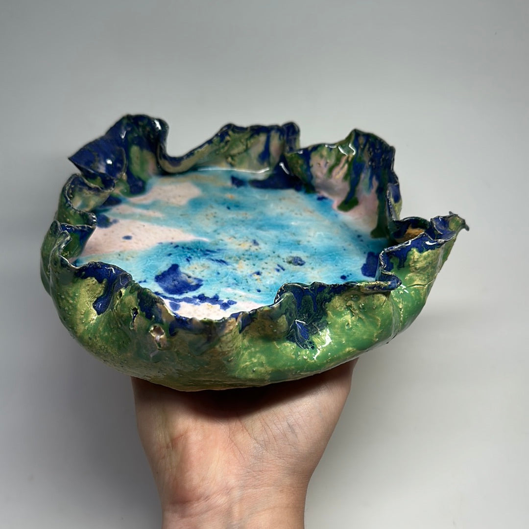 Large Ceramic Trinket Dish