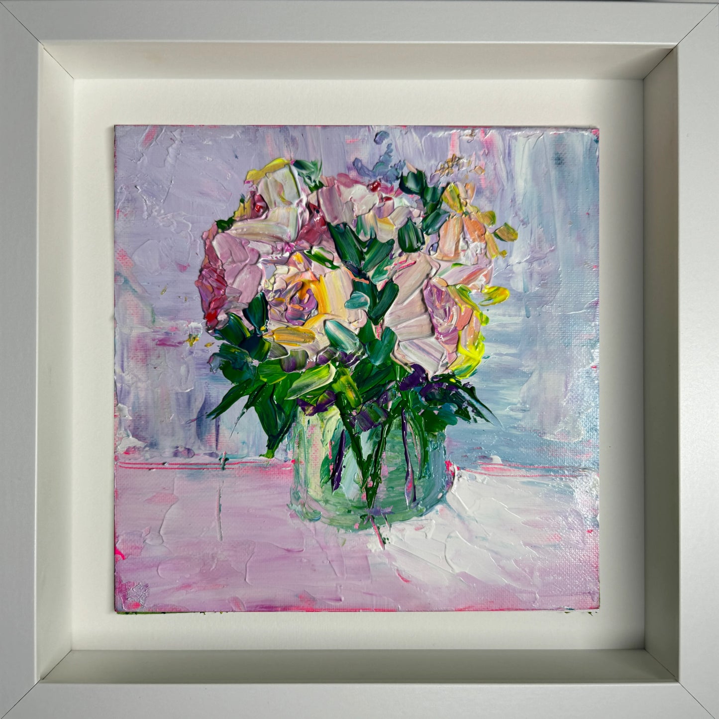 Flora #1 Original Palette Knife Painting