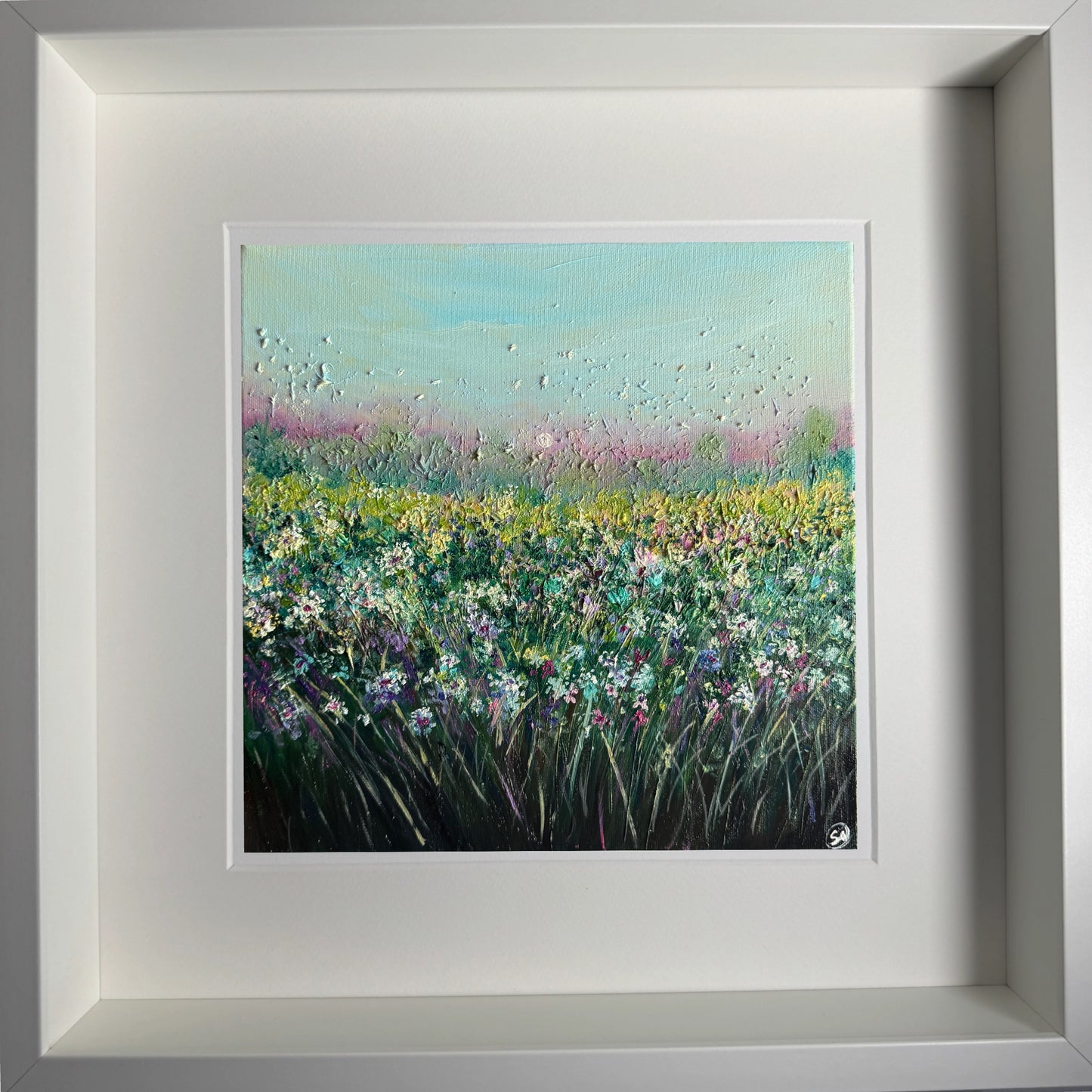 “Wildflower Field” Framed Limited Edition Giclee Print
