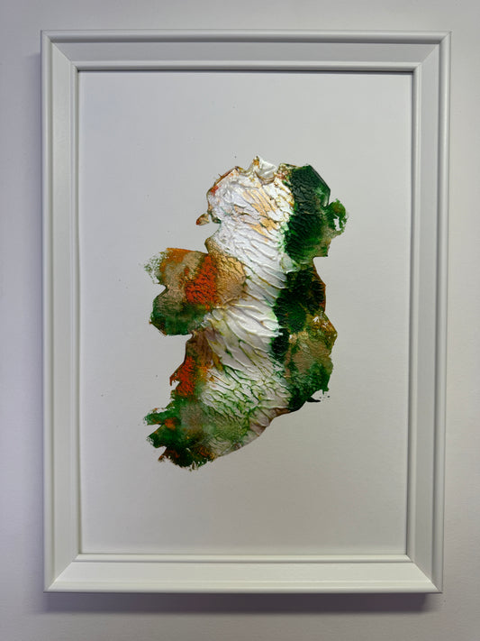 Framed Éire Monoprint