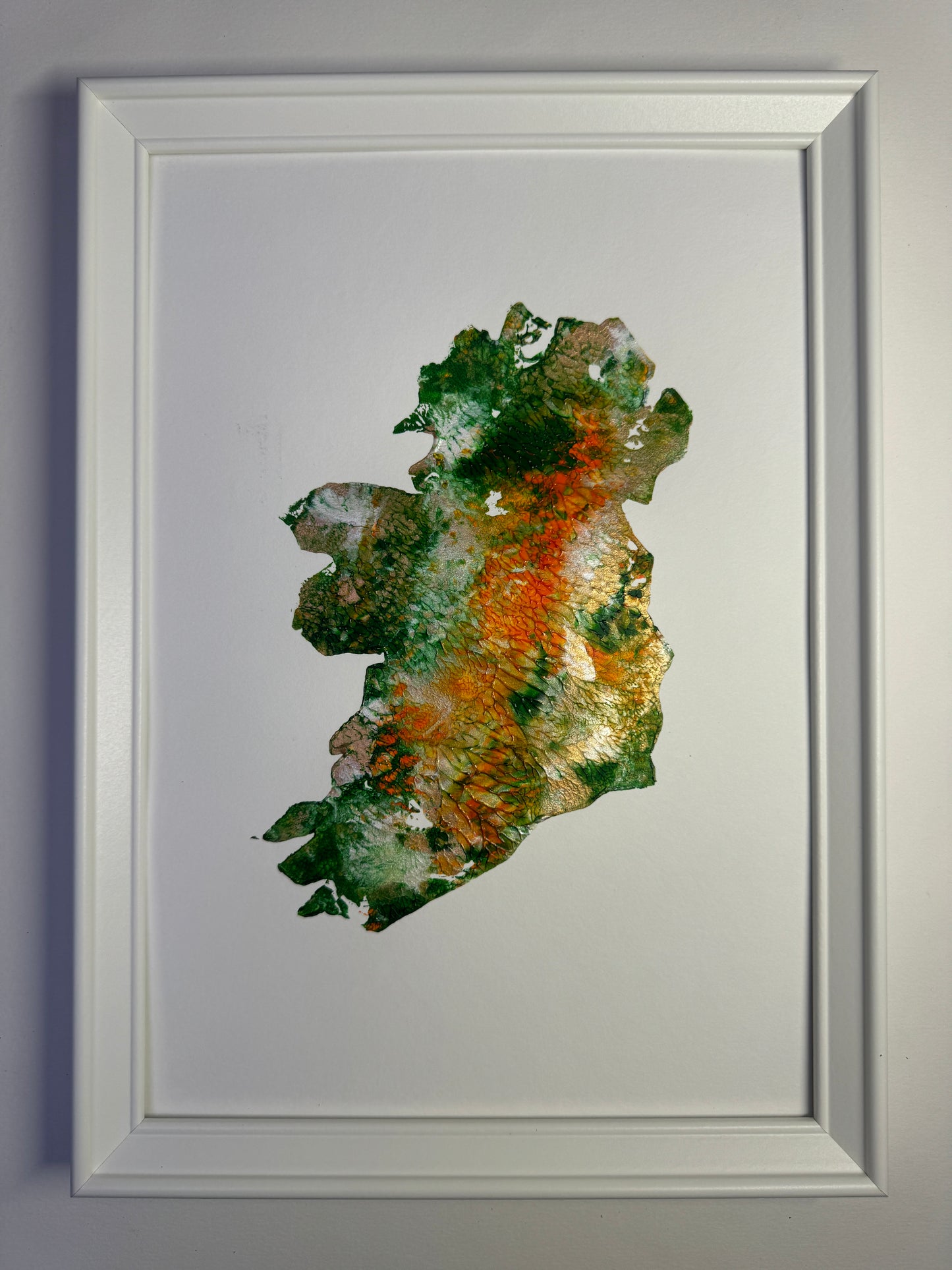 Framed Éire Monoprint