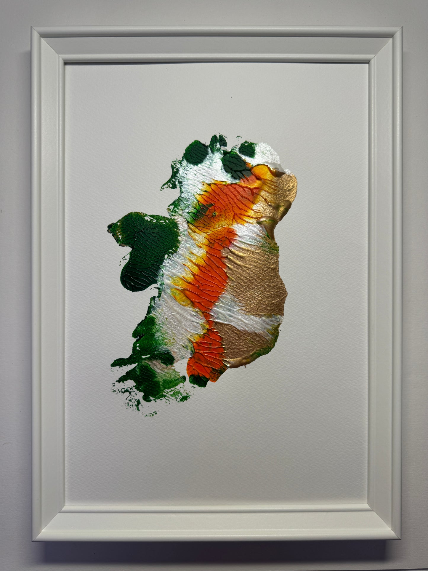 Framed Éire Monoprint