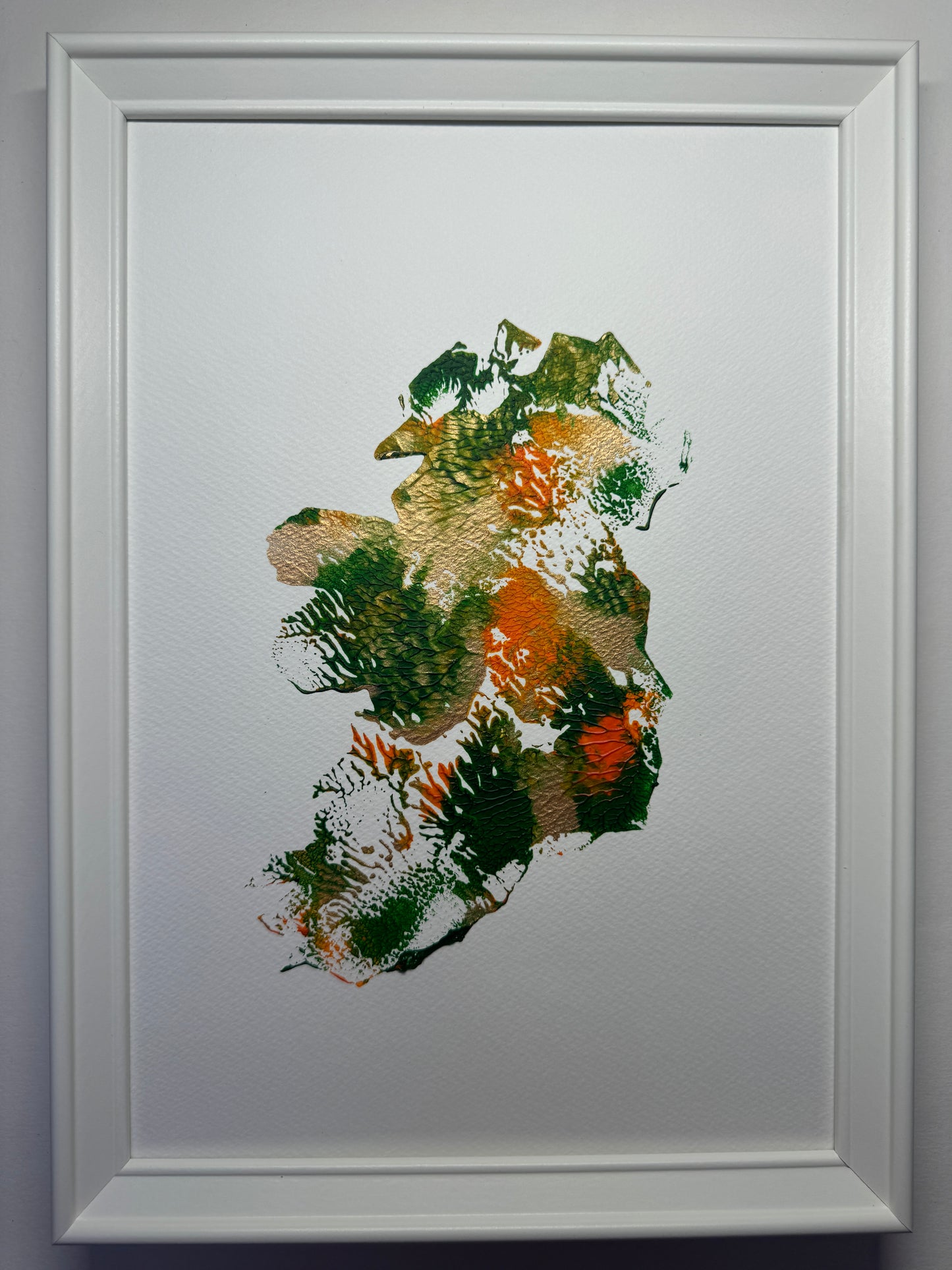Framed Éire Monoprint