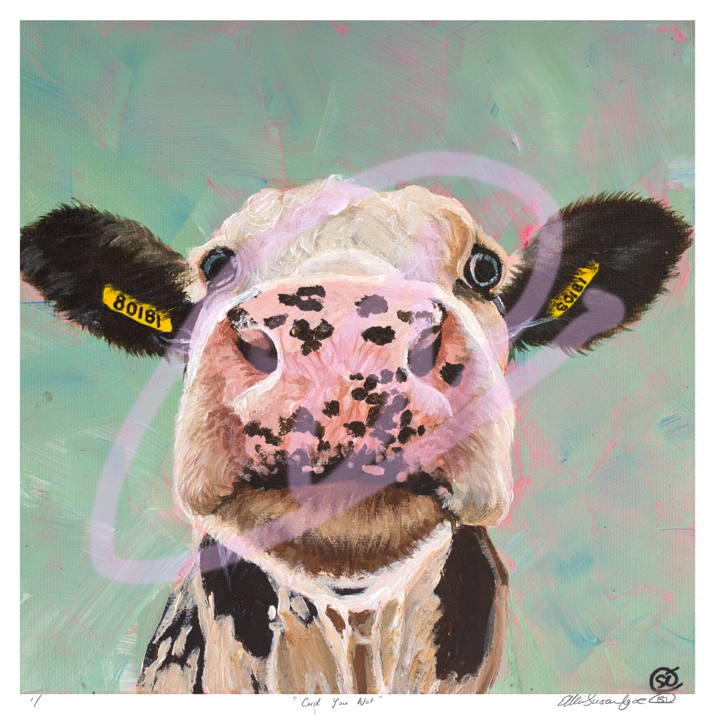 Unframed “Cud You Not” Limited Edition Giclee Print