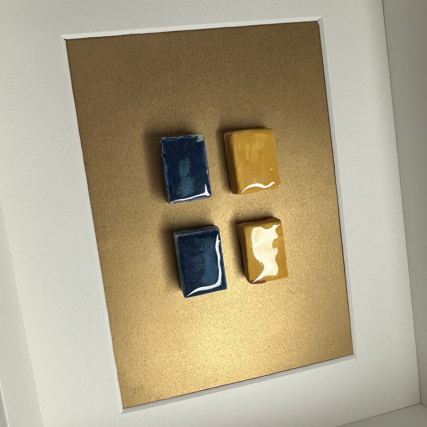 “A Proud Rossie” framed ceramic wall piece