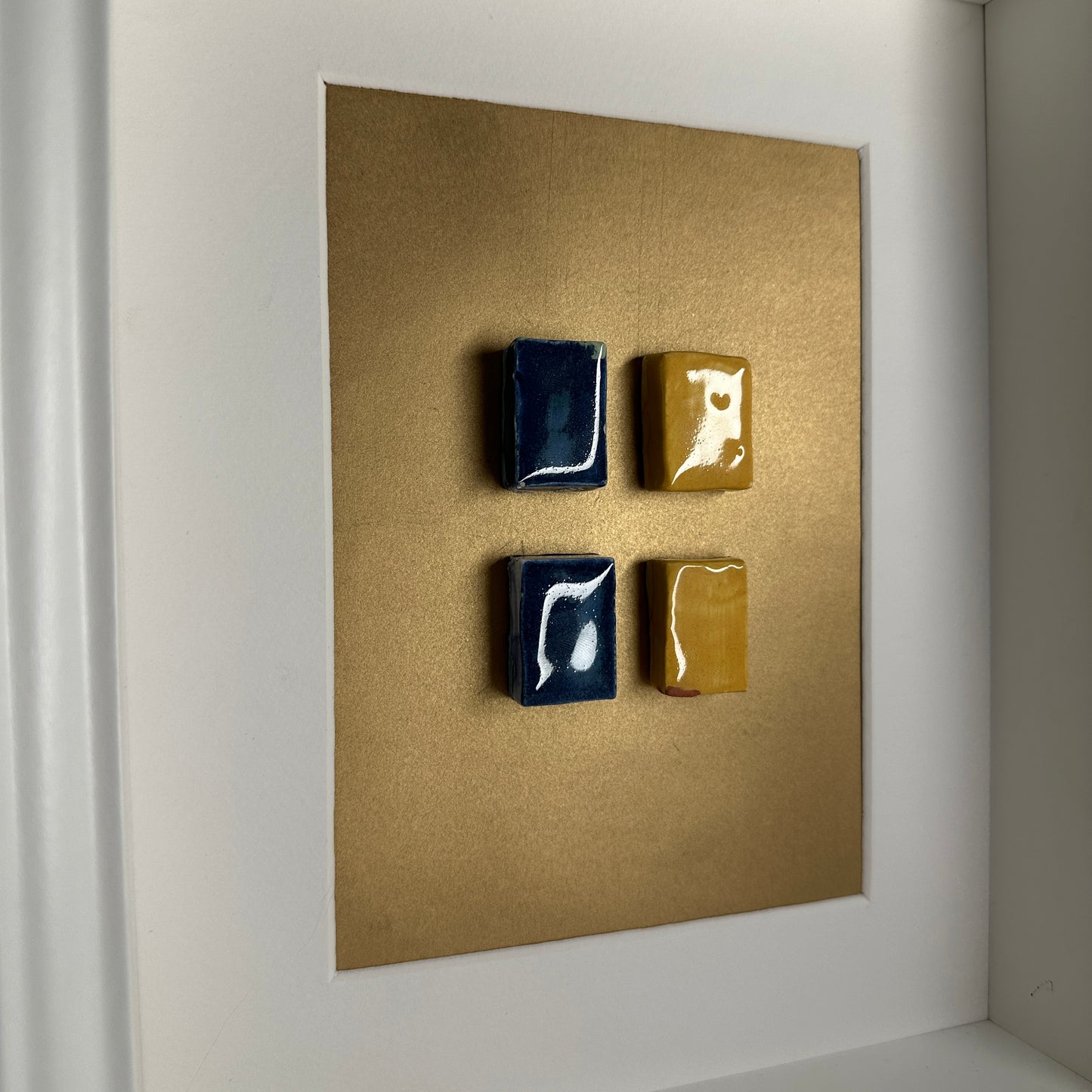 “A Proud Rossie” framed ceramic wall piece