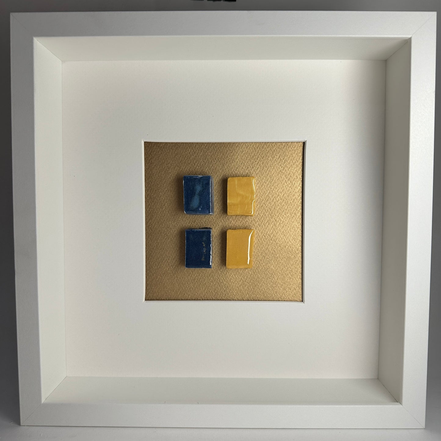 “A Proud Rossie” framed ceramic wall piece