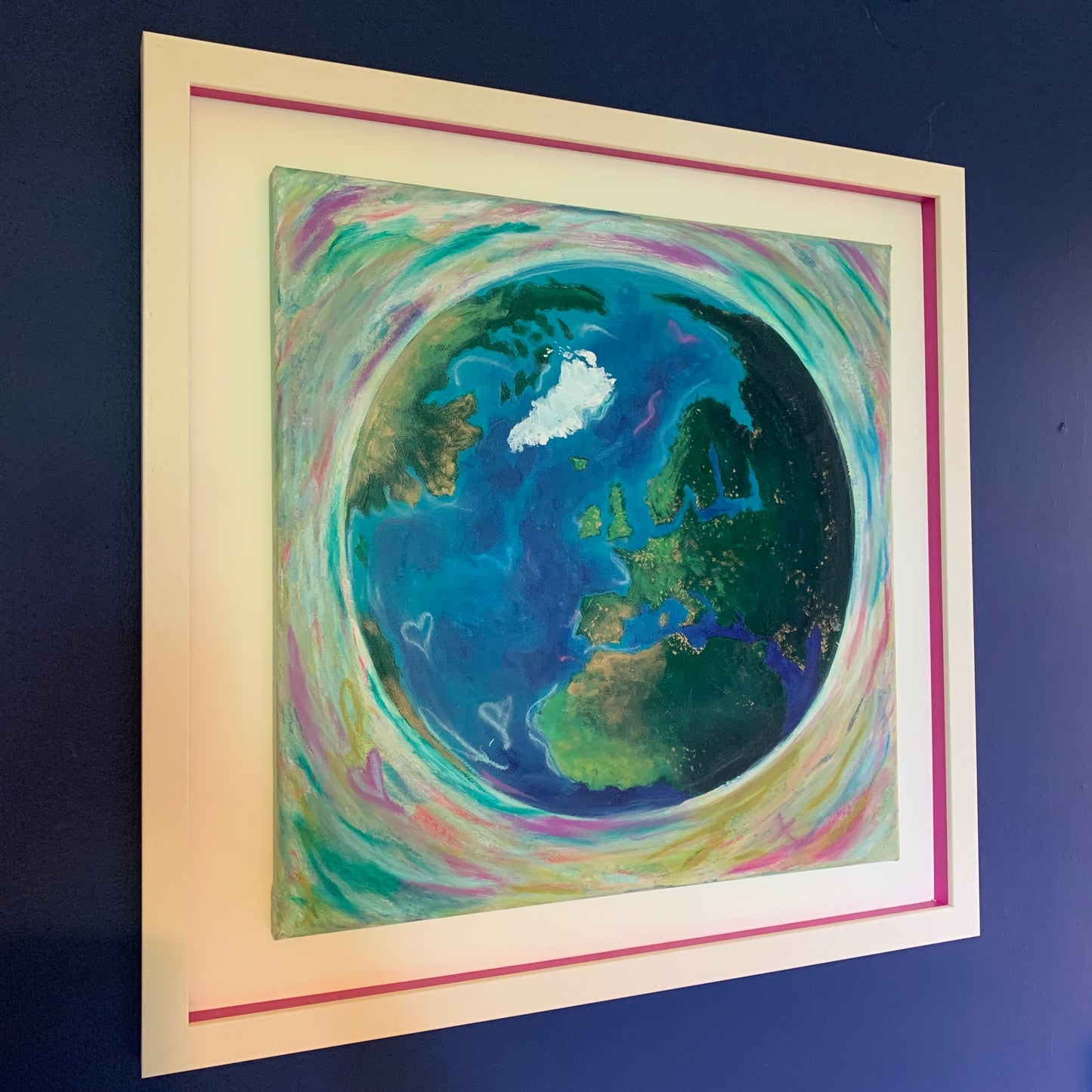 An Domhain Framed Original Acrylic Painting
