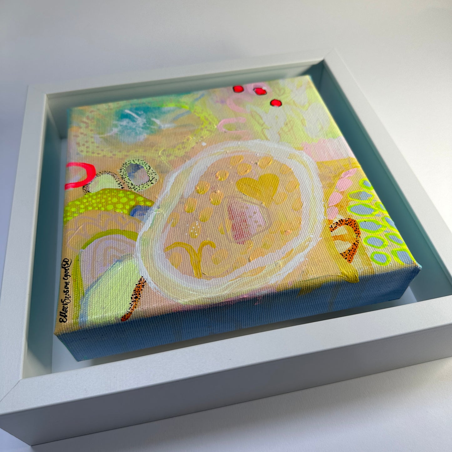 Framed “FRUIT SALAD” Acrylic Painting