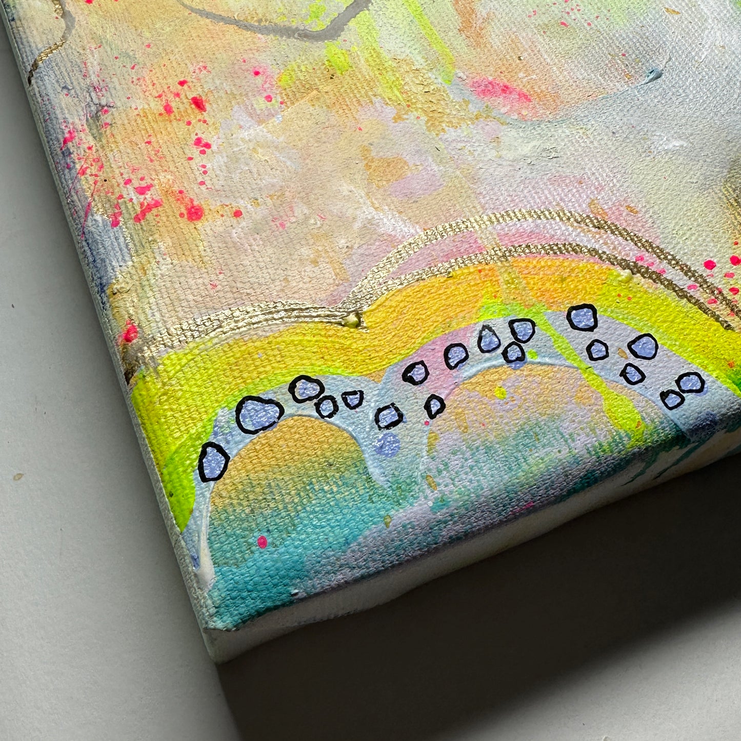 Framed “SALERO” Acrylic Painting