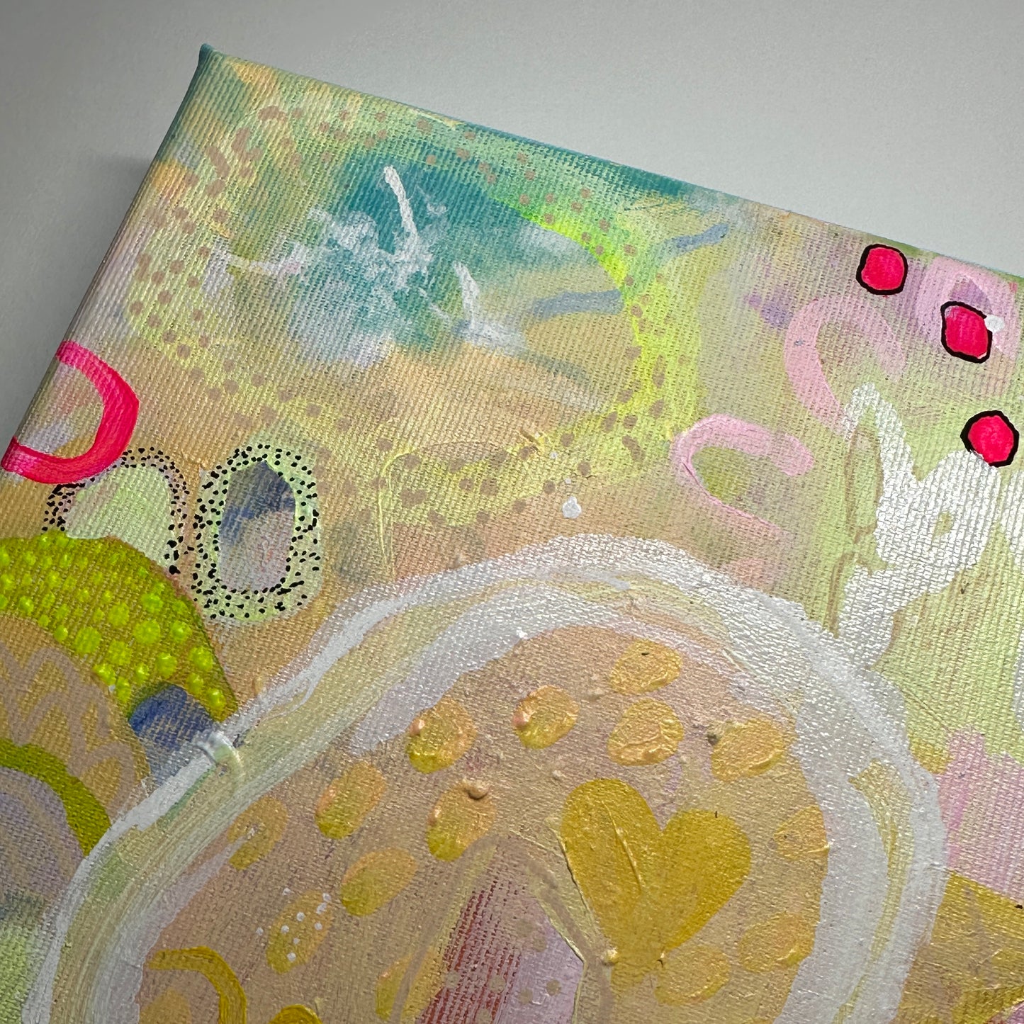 Framed “FRUIT SALAD” Acrylic Painting