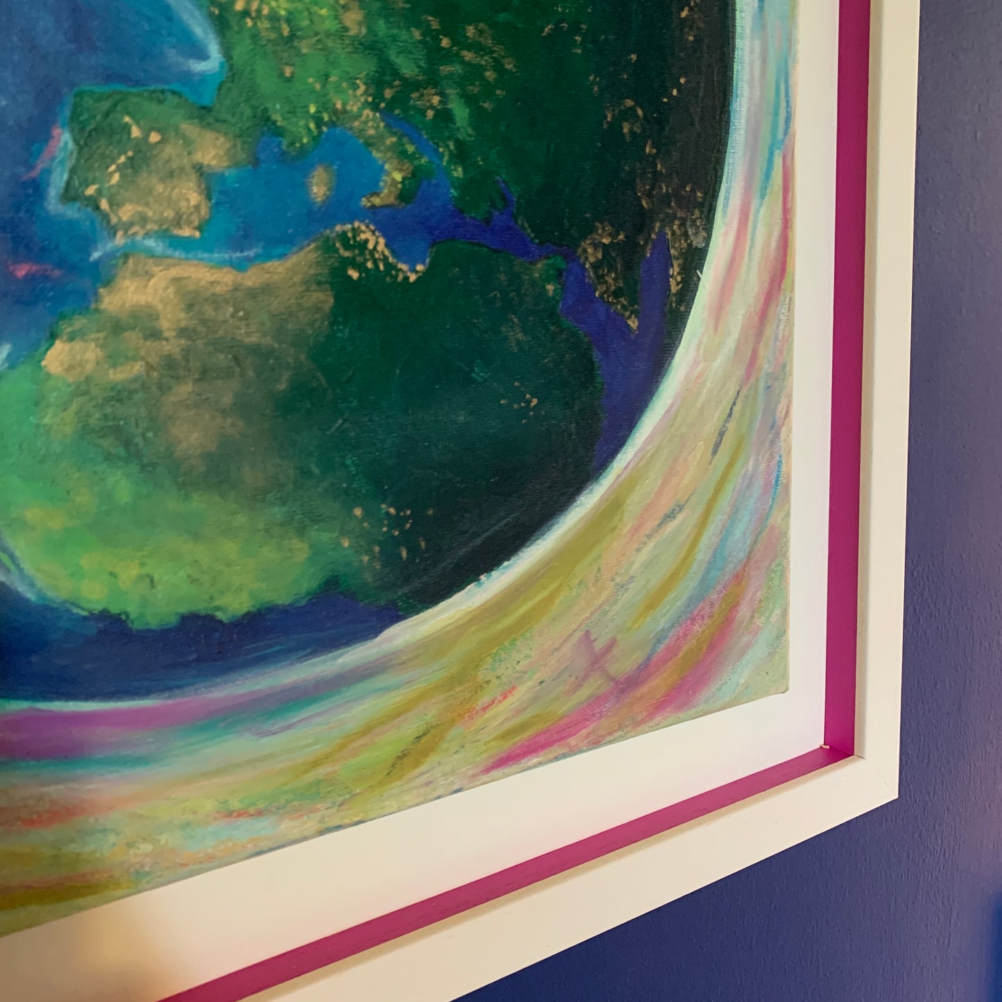 An Domhain Framed Original Acrylic Painting