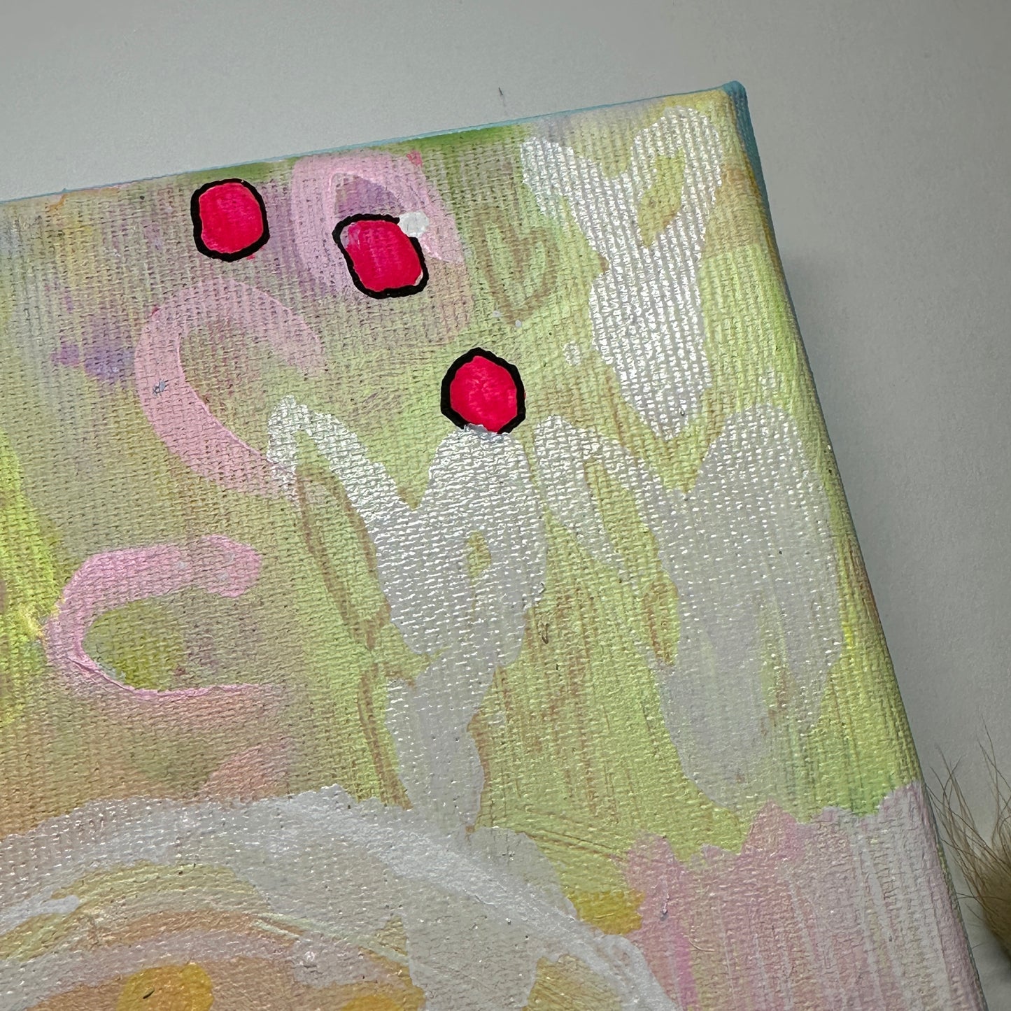 Framed “FRUIT SALAD” Acrylic Painting