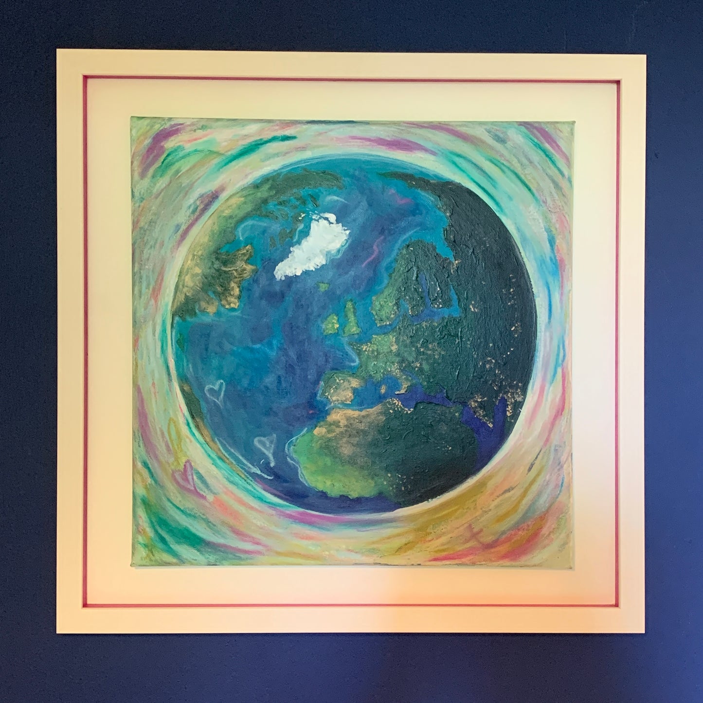 An Domhain Framed Original Acrylic Painting