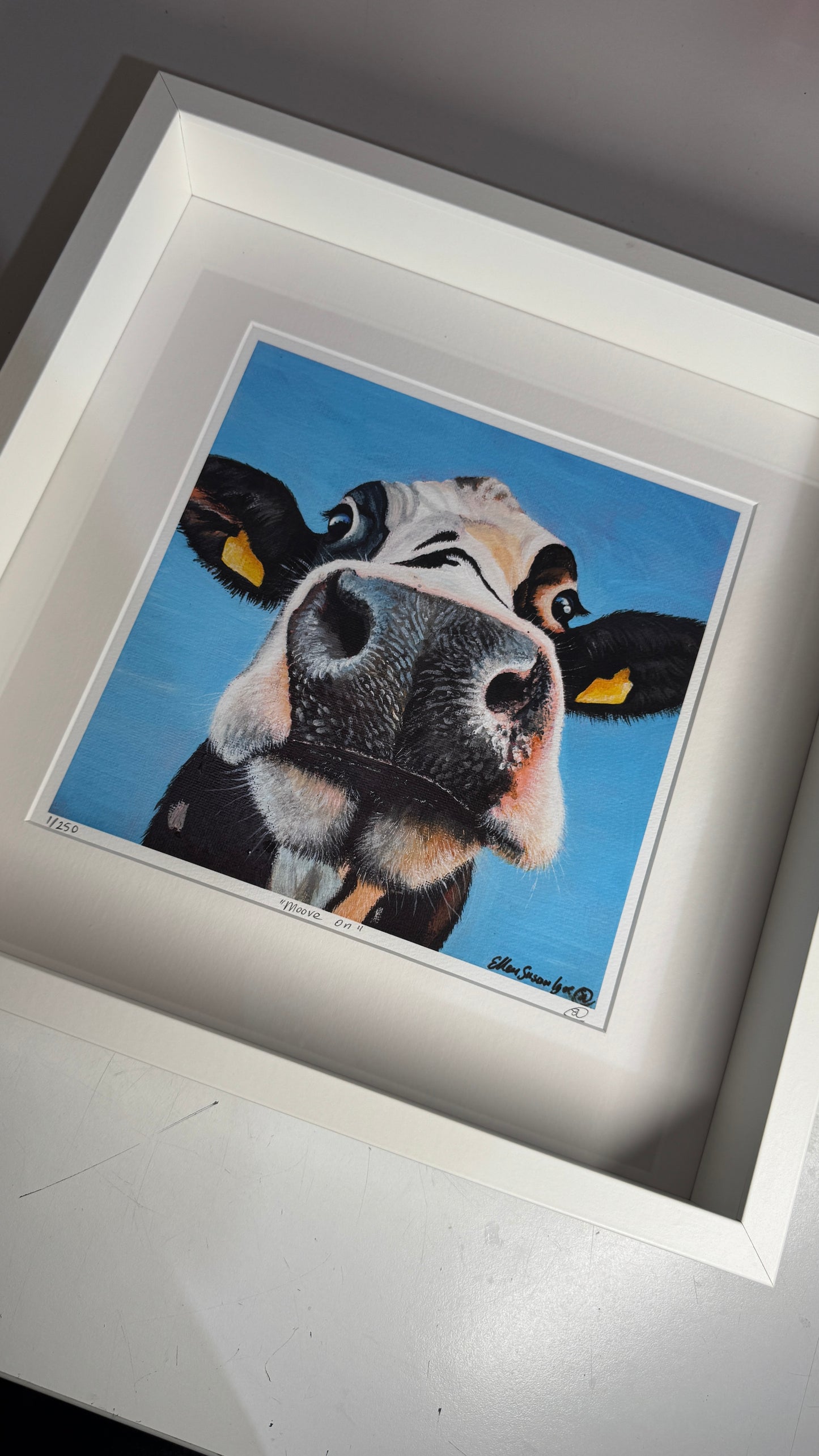 Framed “Moove On” Limited Edition Giclee Print