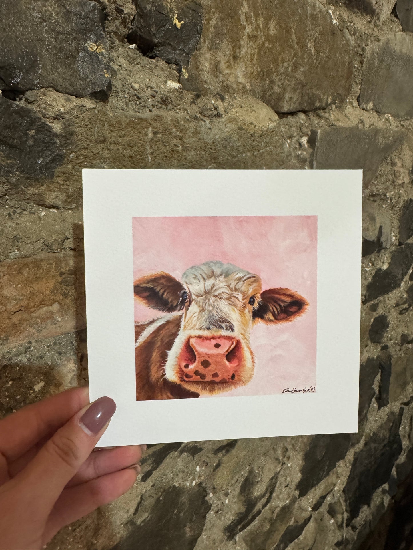 Unframed “Moo La La” Limited Edition Giclee Print