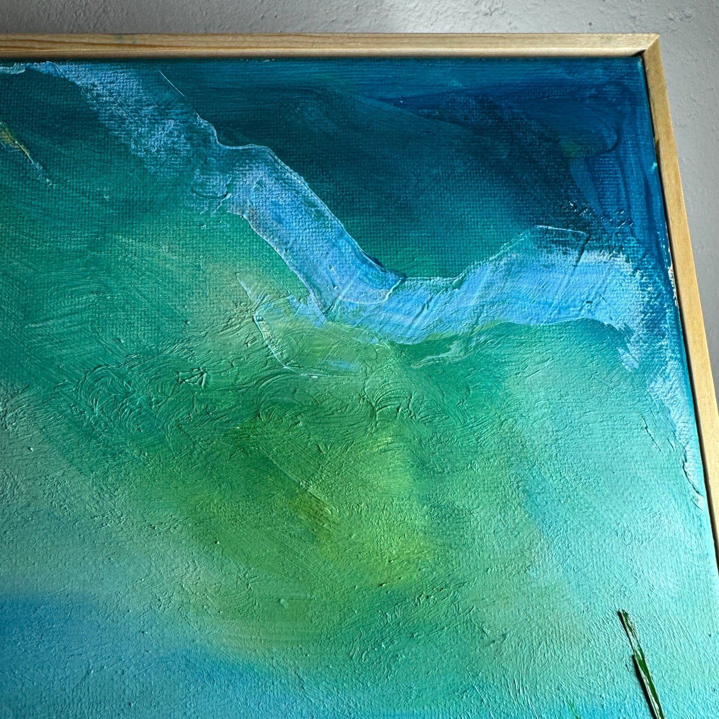 “Under The Clouds” Original Framed Oil Painting