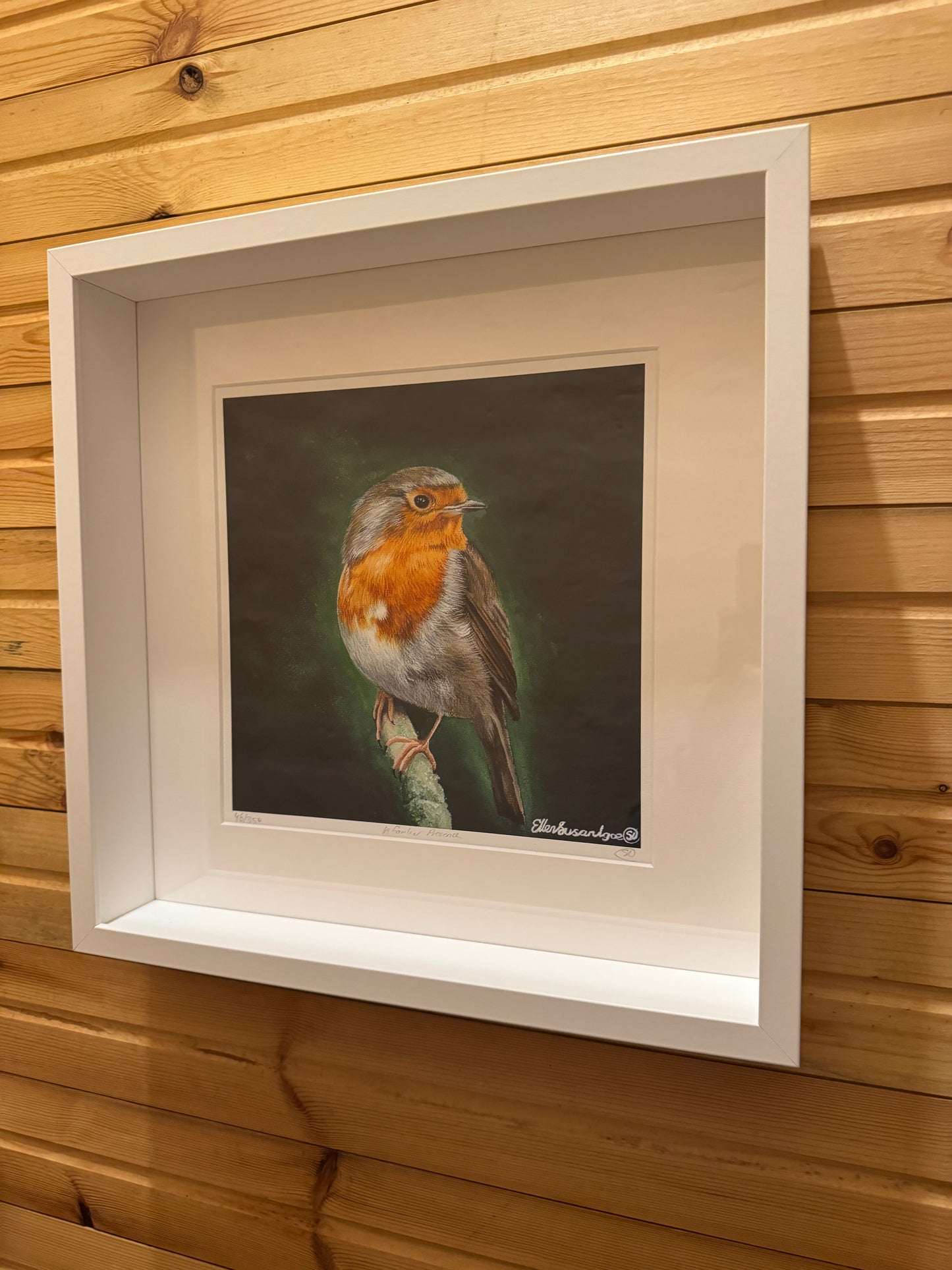 FRAMED “A Familiar Presence” Robin Limited Edition Giclee Print