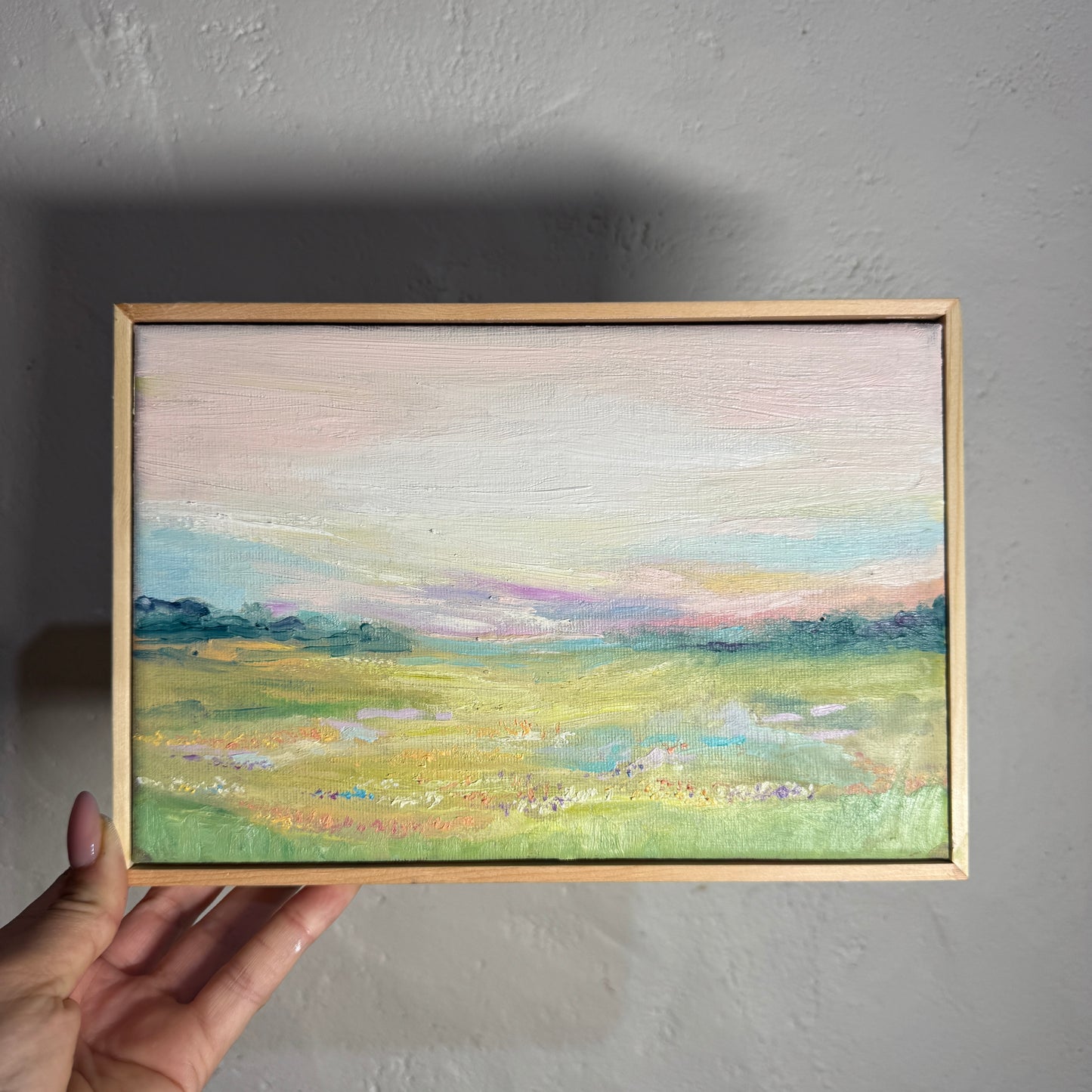 Meadows Manifest - Original Framed Oil Painting