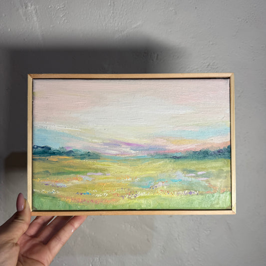 Meadows Manifest - Original Framed Oil Painting