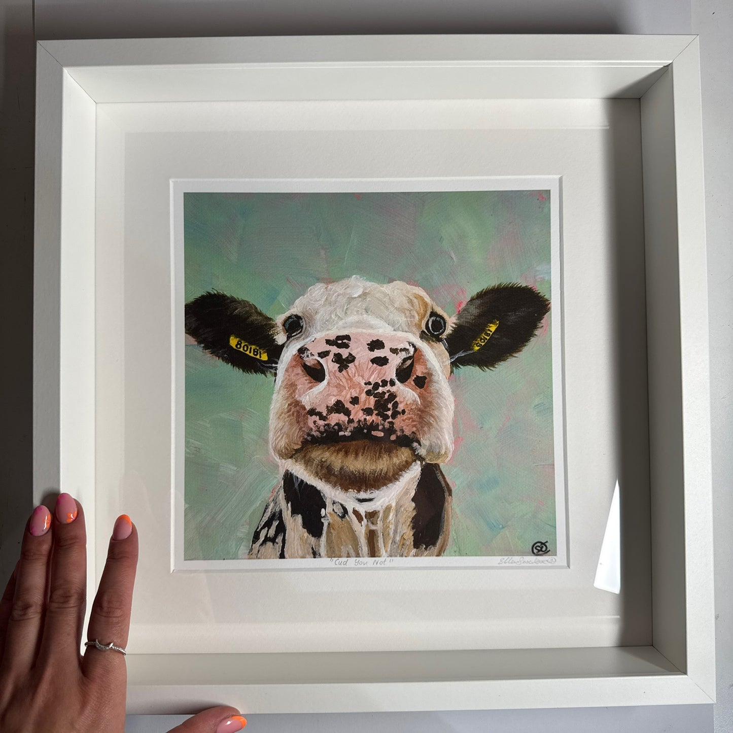 Framed “Cud You Not” Limited Edition Giclee Print