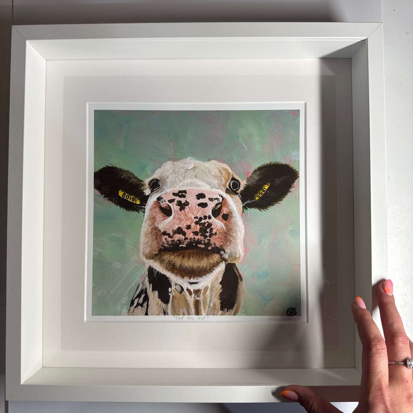 Framed “Cud You Not” Limited Edition Giclee Print