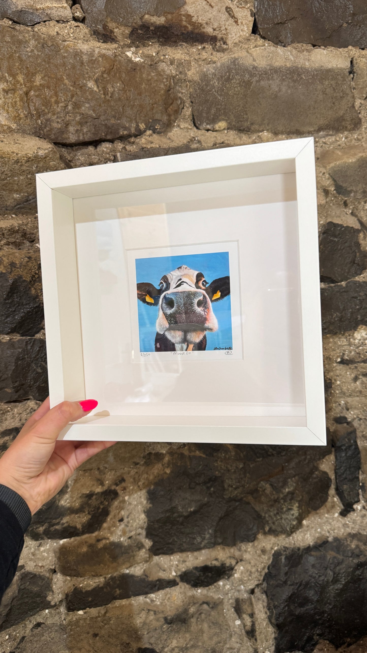 Framed “Moove On” Limited Edition Giclee Print