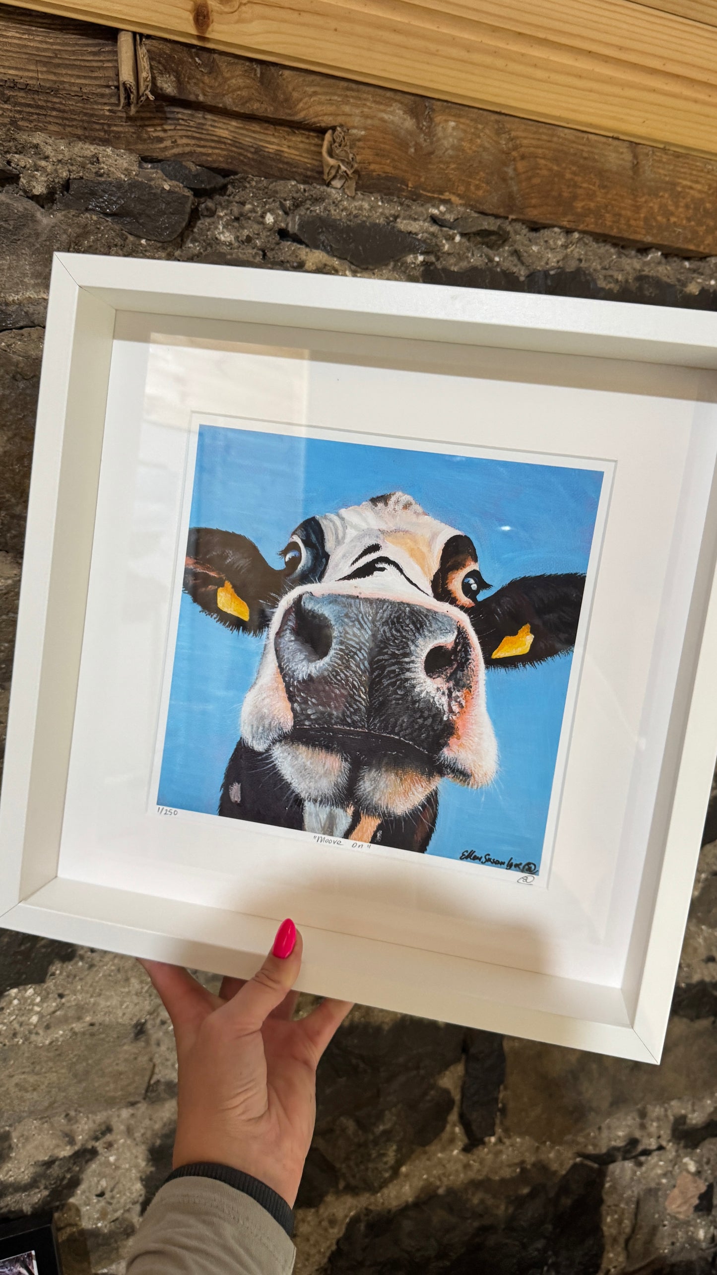 Framed “Moove On” Limited Edition Giclee Print