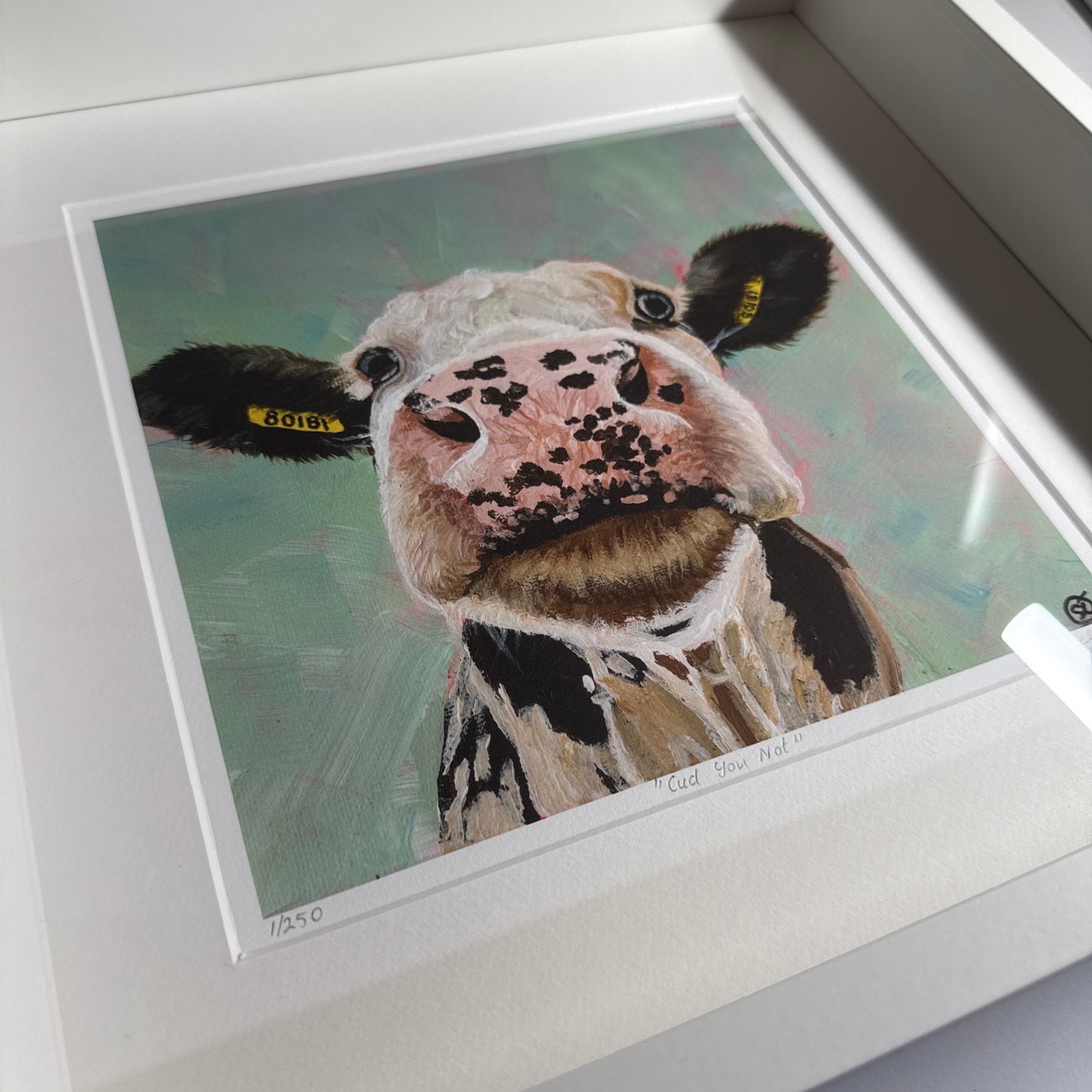 Framed “Cud You Not” Limited Edition Giclee Print