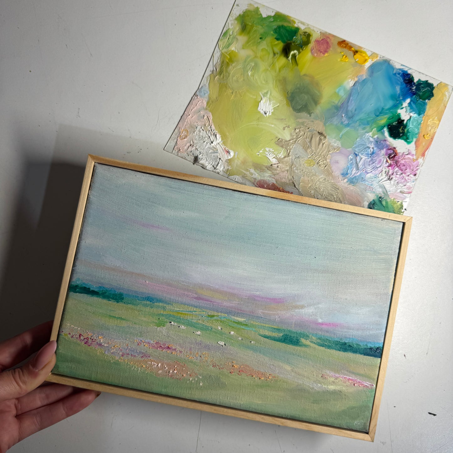 Meadows Manifest #2 - Original Framed Oil Painting