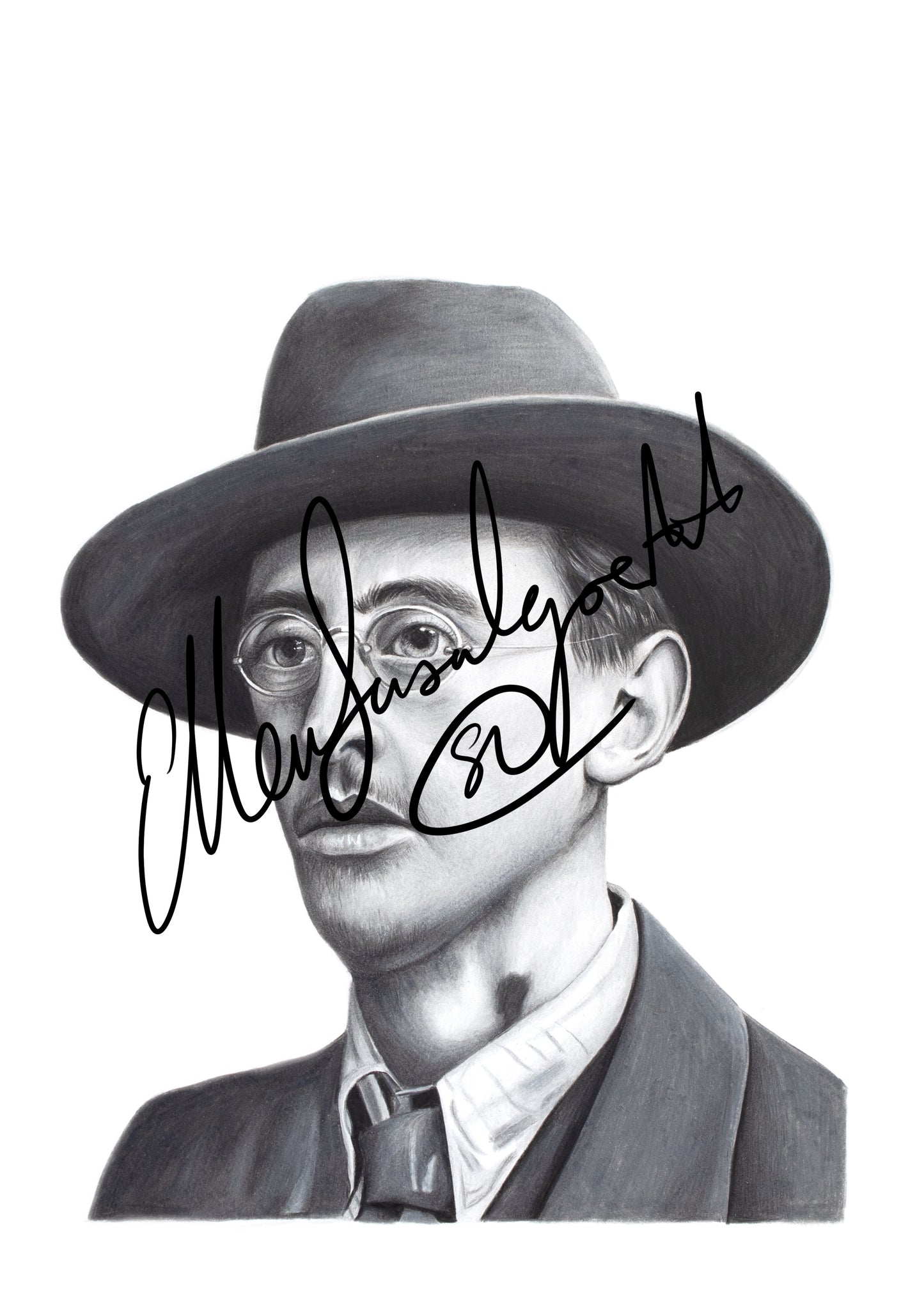 Joseph Plunkett Limited Edition Portrait Print