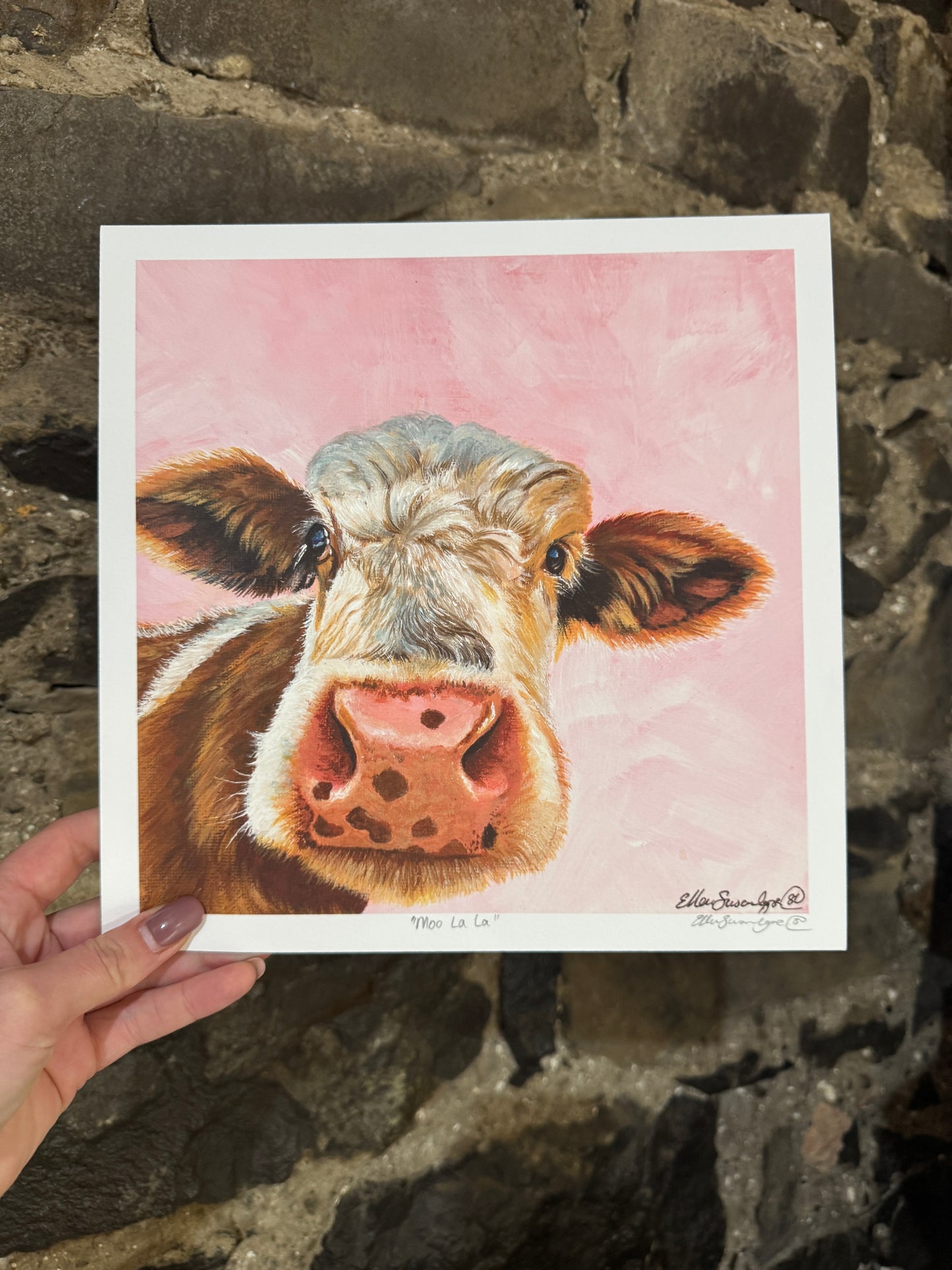Unframed “Moo La La” Limited Edition Giclee Print