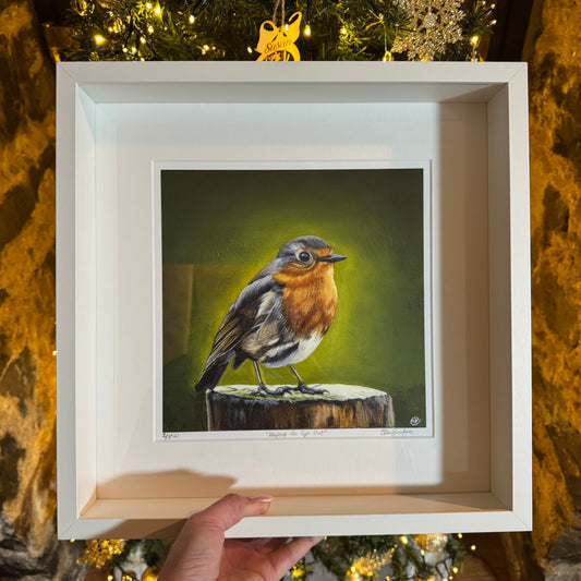 Framed "Keeping an Eye Out" Limited Edition Giclee Print