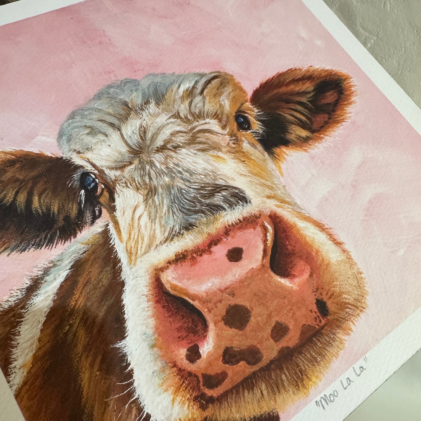 Unframed “Moo La La” Limited Edition Giclee Print