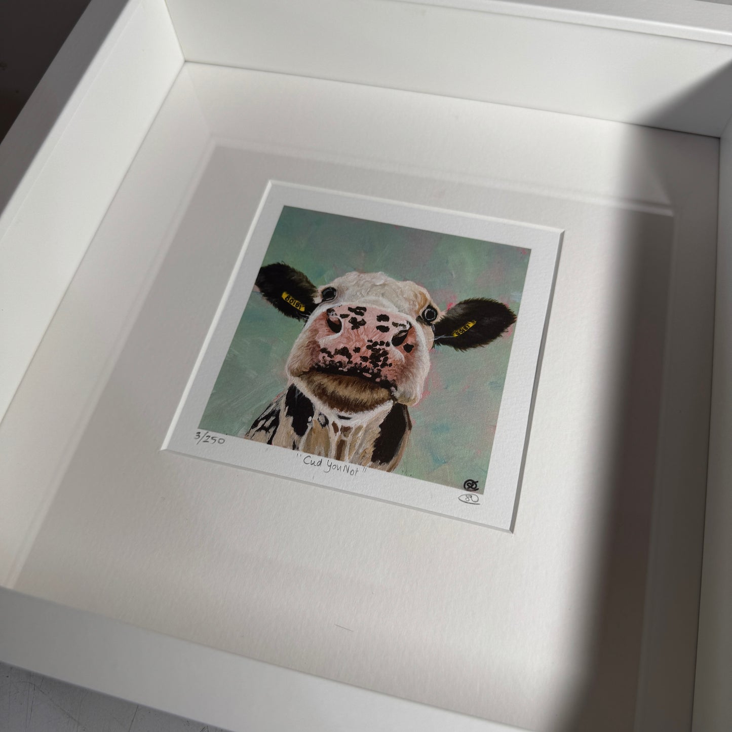 Framed “Cud You Not” Limited Edition Giclee Print