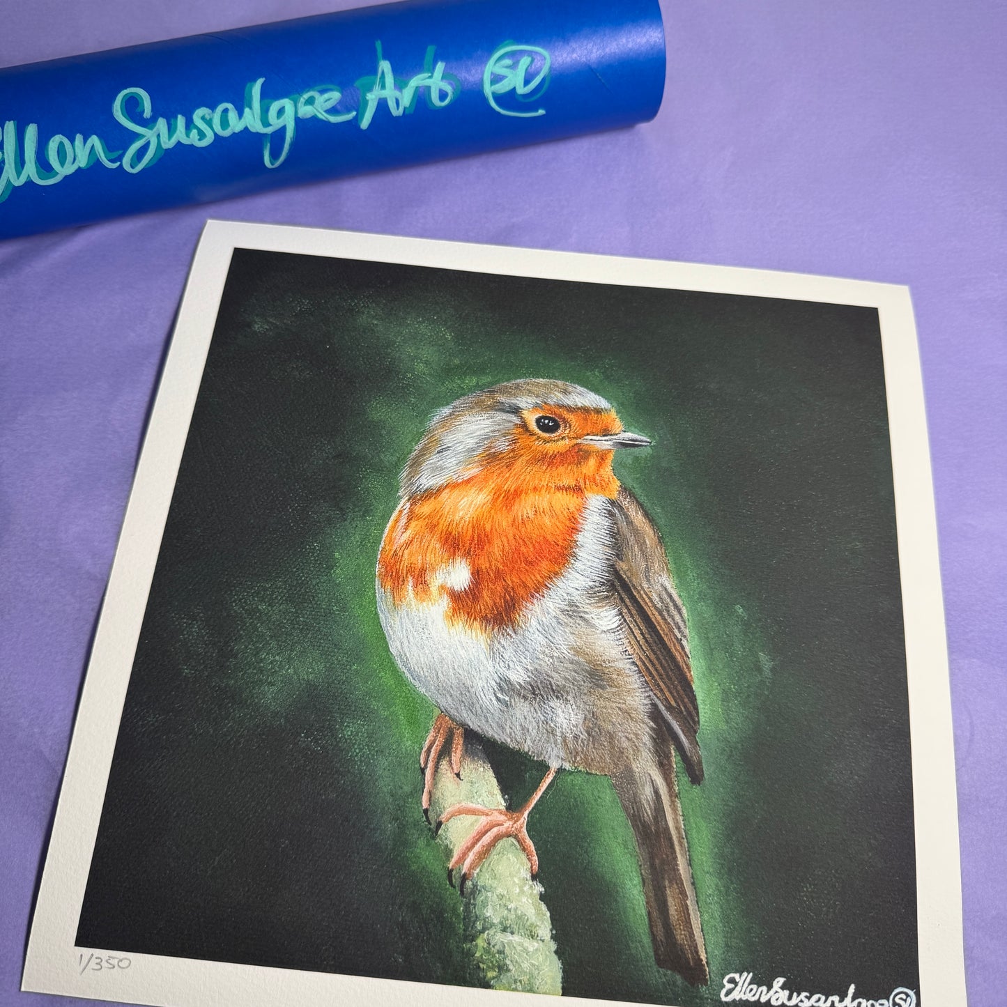 “A Familiar Presence” Robin Limited Edition Giclee Print