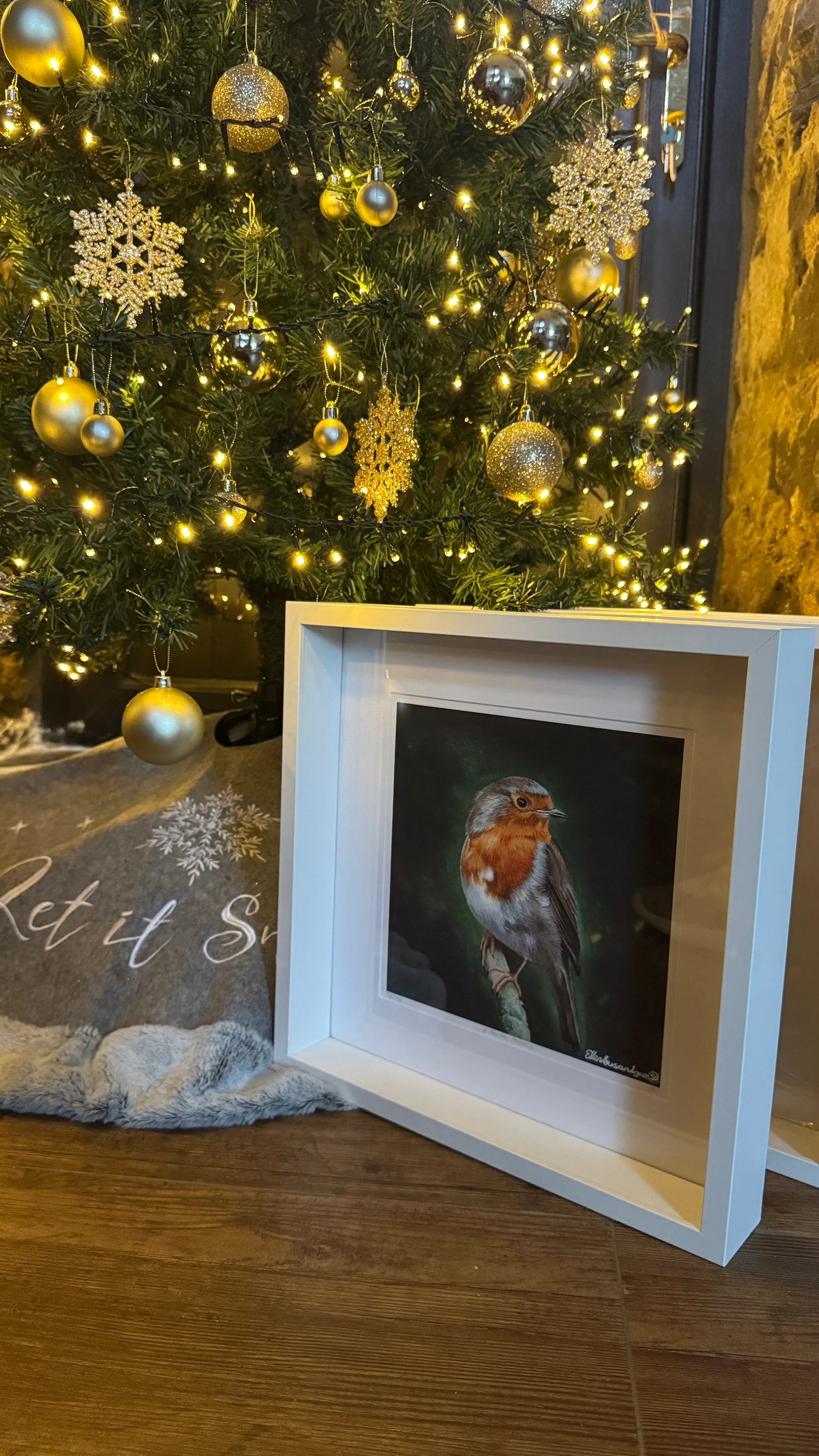 FRAMED “A Familiar Presence” Robin Limited Edition Giclee Print