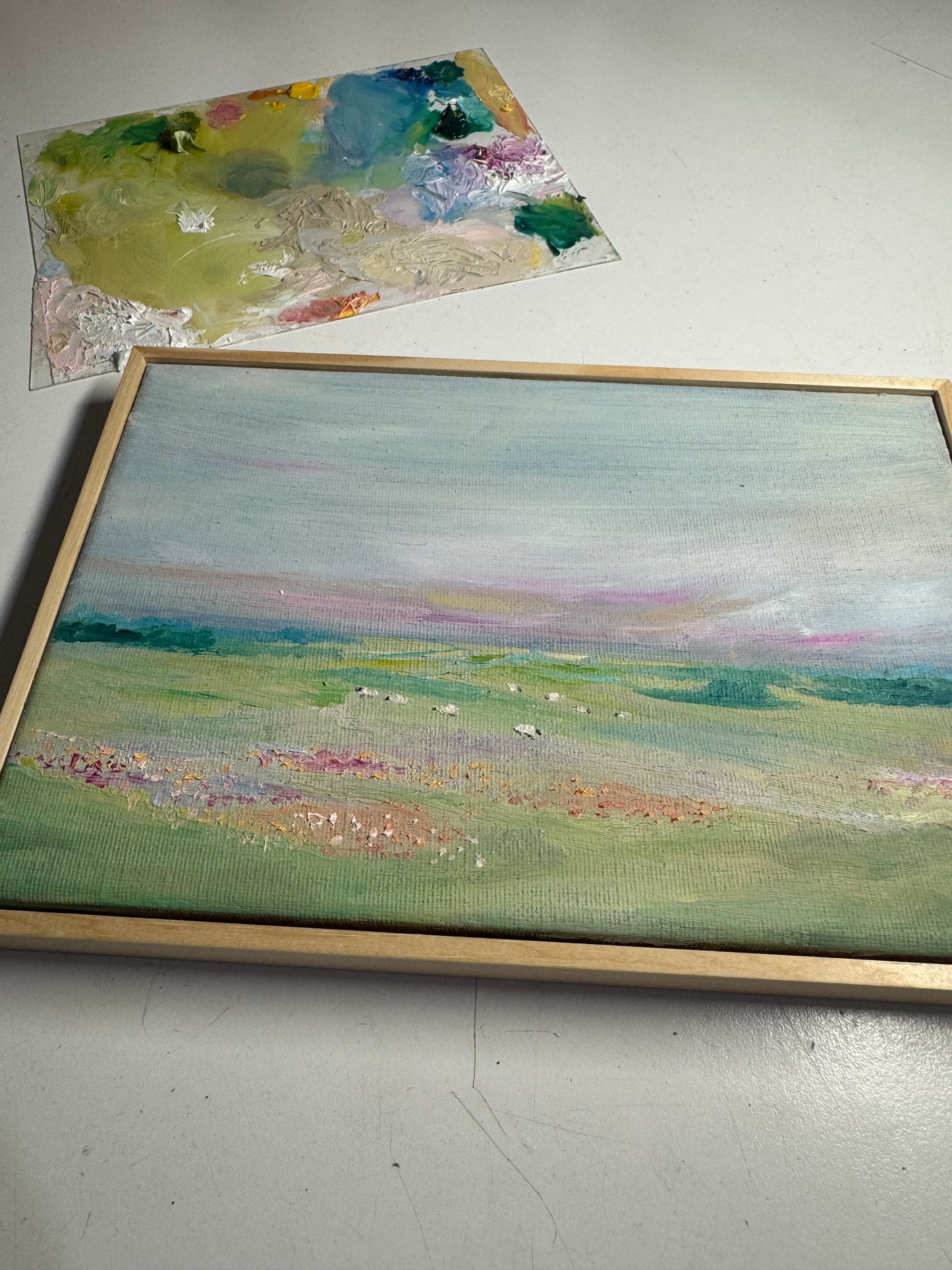Meadows Manifest #2 - Original Framed Oil Painting
