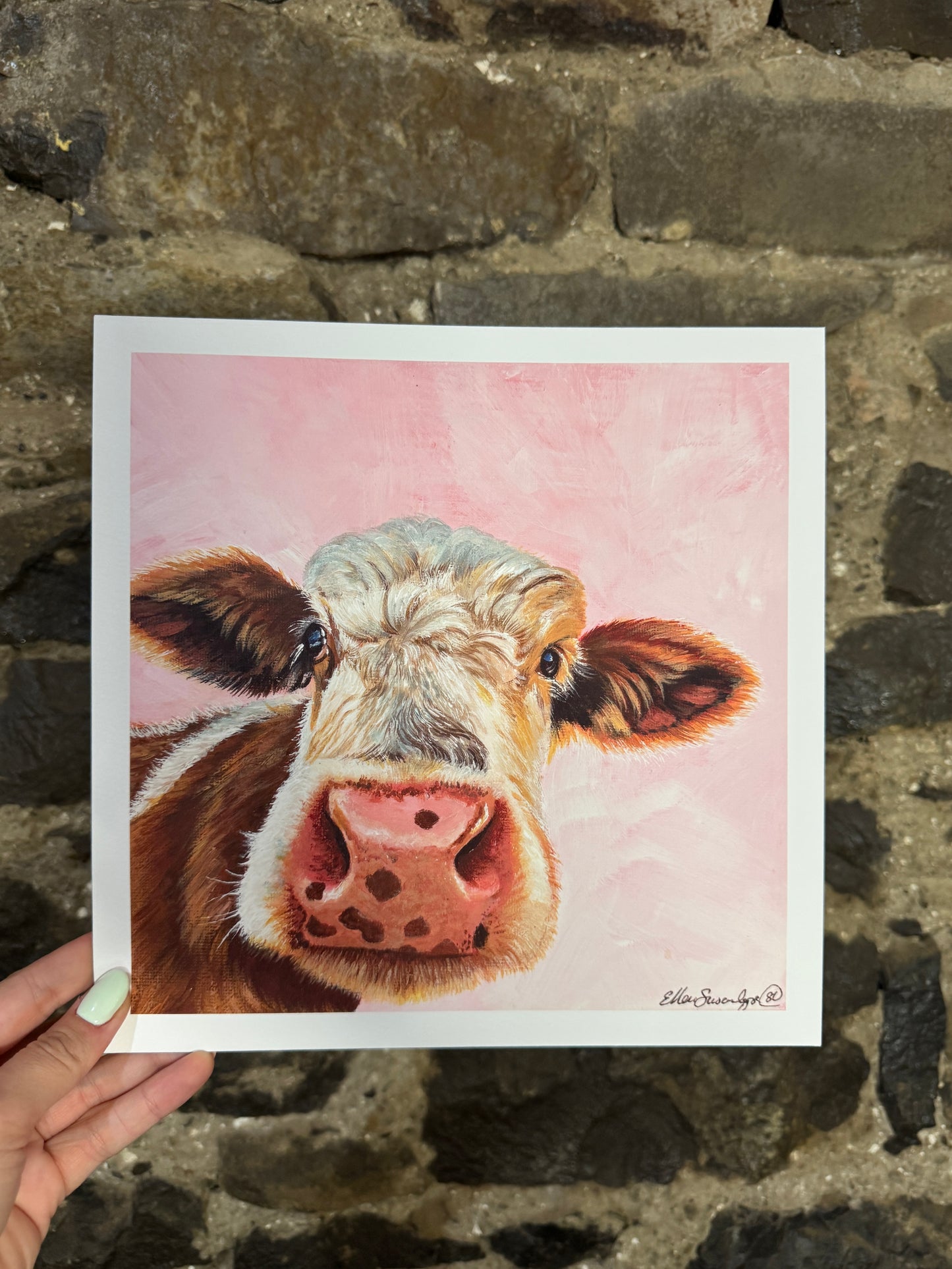 Framed “Moo La La” Limited Edition Giclee Print