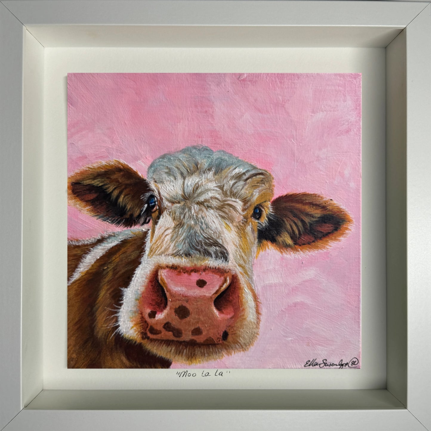 Original Framed “Moo La La”