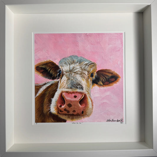 Framed “Moo La La” Limited Edition Giclee Print