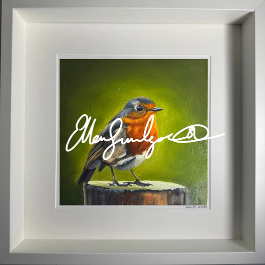 Framed "Keeping an Eye Out" Limited Edition Giclee Print