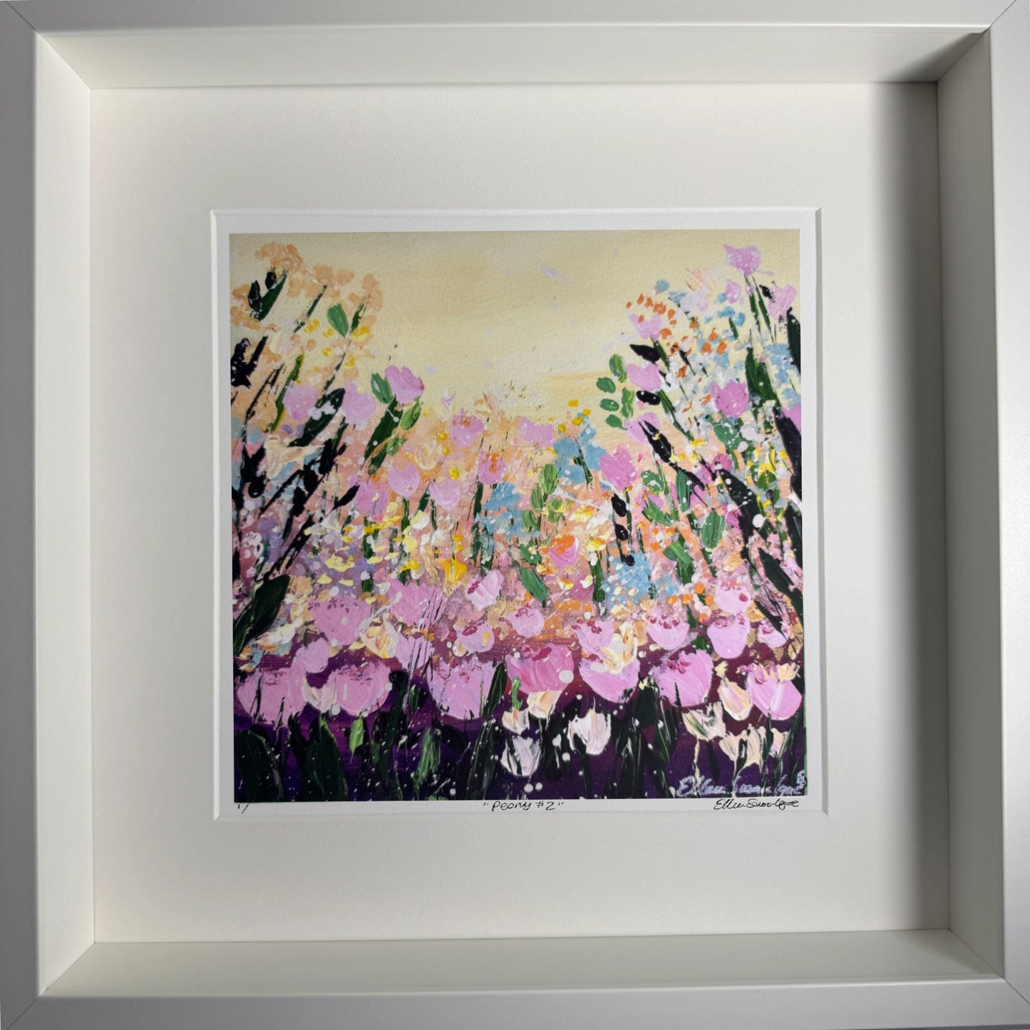 FRAMED “Peony 2” Limited Edition Giclee Print