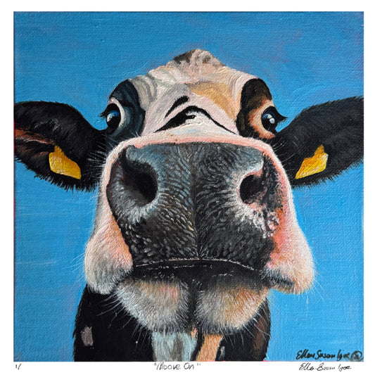 Unframed “Moove On” Limited Edition Giclee Print