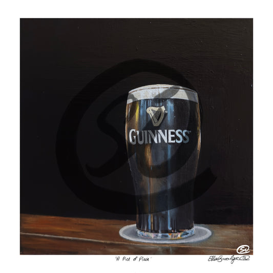 “A Pint Of Plain” Guinness Limited Edition Giclee Print