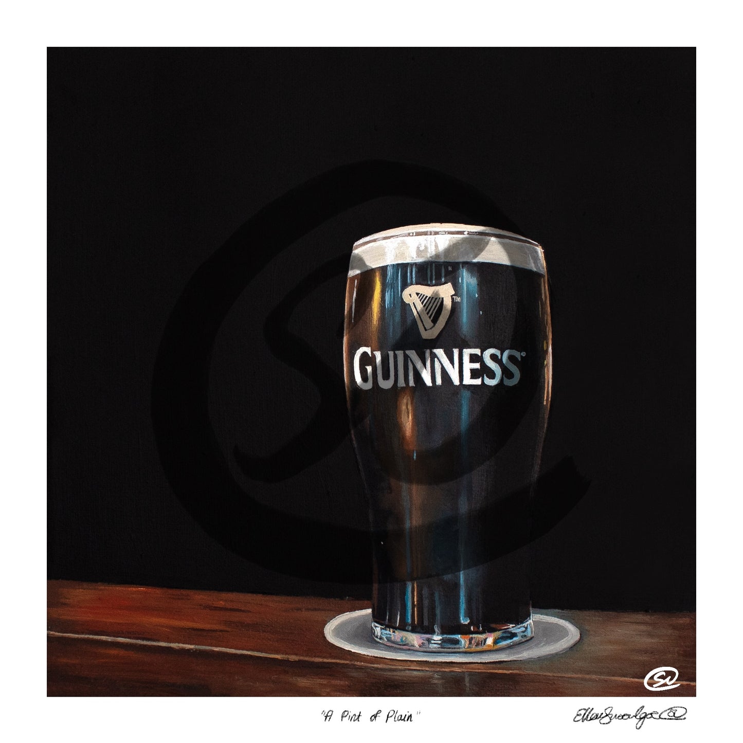 “A Pint Of Plain” Guinness Limited Edition Giclee Print
